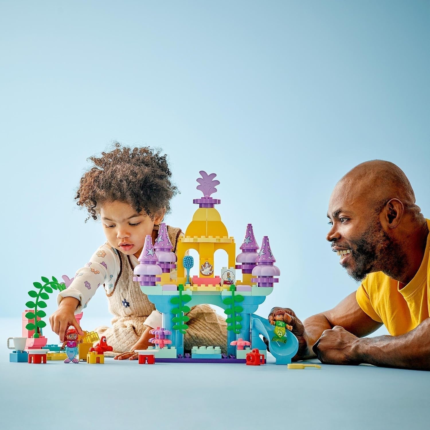 LEGO DUPLO | Disney Arielles magischer Unterwasserpalast, Lernspielzeug für Arielle, die Meerjungfrau, Unterwasserschloss für Kinder ab 2 Jahren 10435 Bausätze Besuchen Sie den LEGO-Store