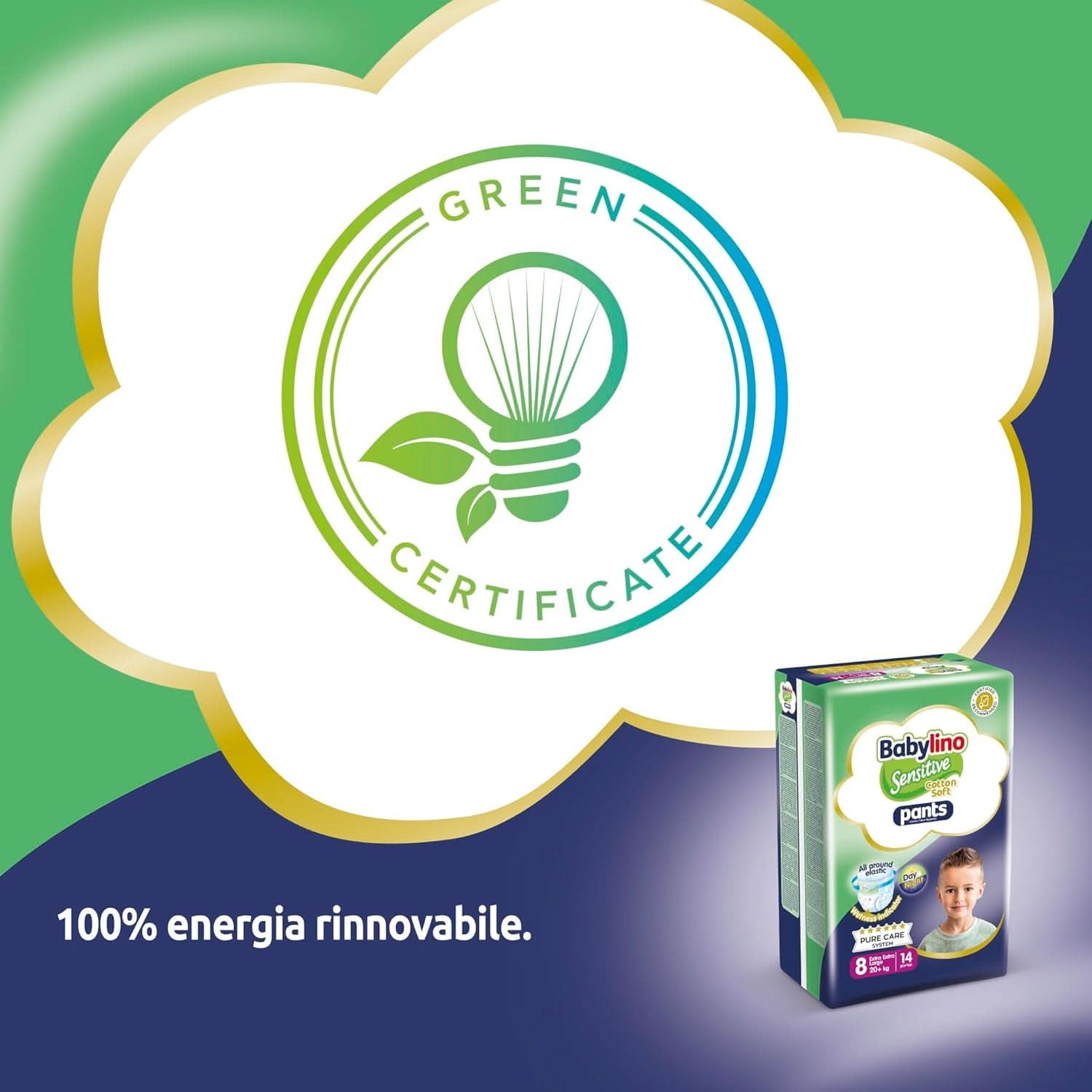 BabyLino, Scutece sensibile din bumbac moale, diverse marimi Mama si Copilul Naty Shop