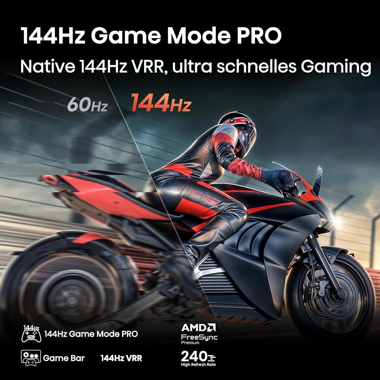 Televizor Hisense 55U7Q de 55 de inci, mini LED ULED 4K, Smart TV, motor Hi-View AI, mod de joc Pro la 144Hz, FreeSync Premium, subwoofer încorporat, Dolby Vision IQ Atmos, AirPlay, control vocal [2025]