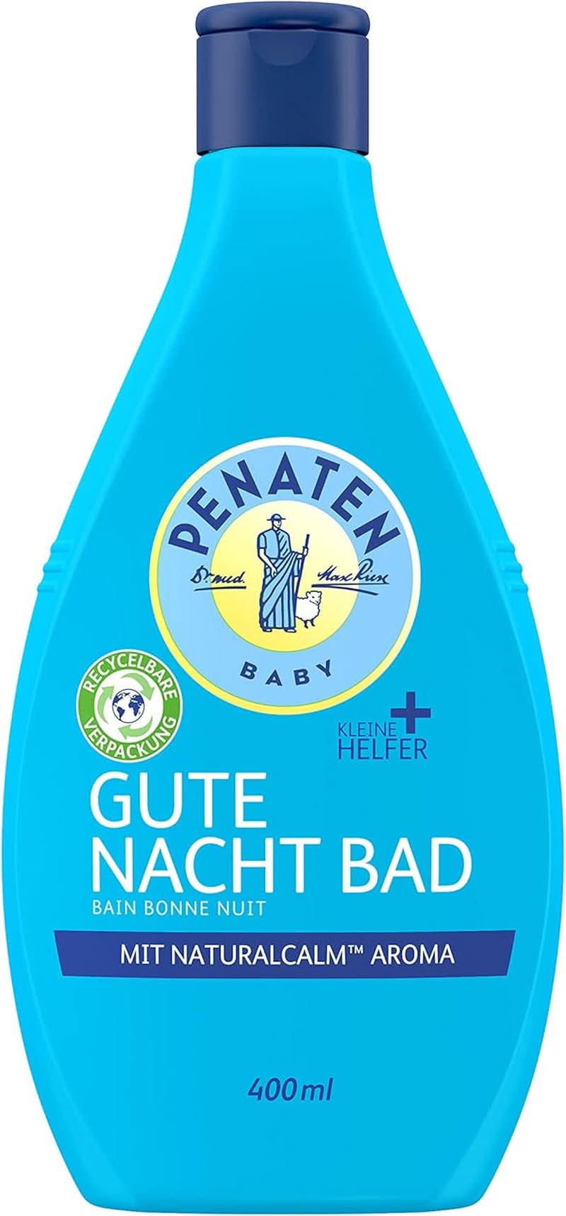 PENATEN (750 ml), leichter Zusatz für Babybäder mit natürlichem Kamillenextrakt Mutter und Kind Naty Shop 400 ml (1 Packung) Gute-Nacht-Bad