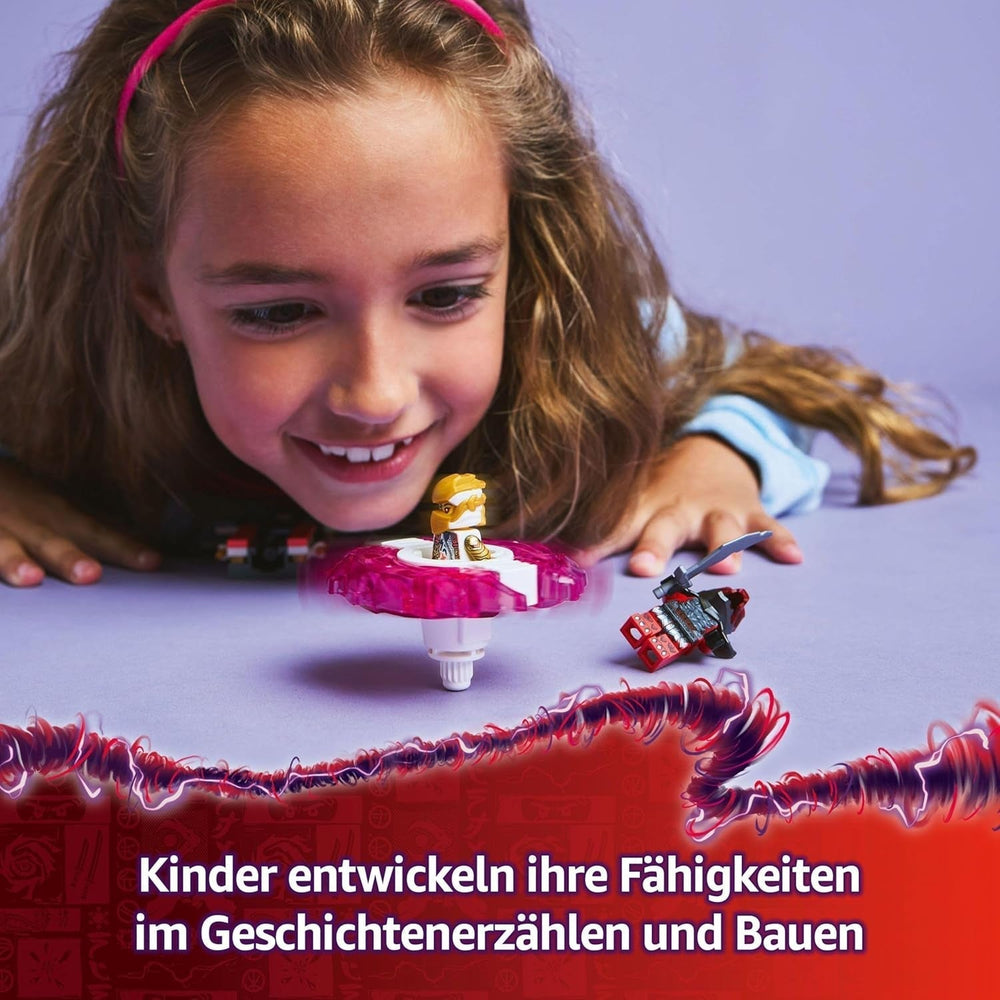 LEGO NINJAGO Soras Drache Spinjitzu-Spinner – Action-Ninja-Spielzeug mit 2 Minifiguren – Kleines Spielset für Kinder – Geschenkidee für Jungen und Mädchen ab 6 Jahren 71824 Bausets Besuchen Sie den LEGO-Store