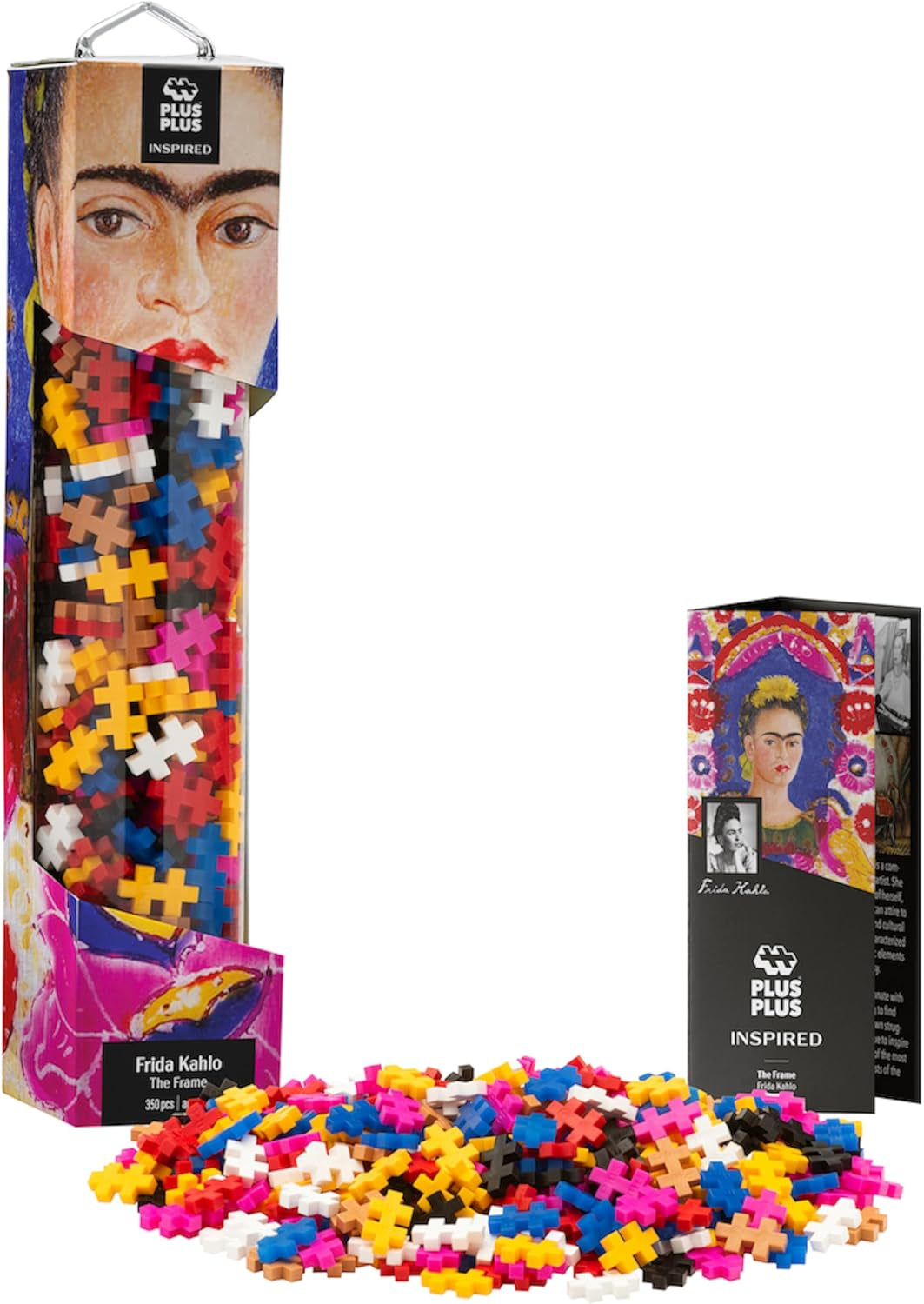 Plus-Plus 5163 Geniales Konstruktionsspielzeug, Sonnenblumen von Vincent Van Gogh, Inspired-Edition, Kreativ-Bausteine ​​​​Tube, 350 Teile, Sunflowers