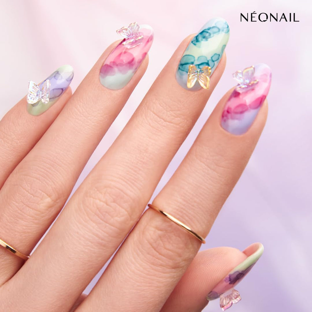 NÉONAIL Nageldekoration 3D Nail Art Schmetterlinge - Nail Charms - Nägel Selber Machen - Nails - Nageldesign Accessories - Nailart - Nail Art Zubehör - Nagel Deko - Nagelschmuck - Mehrfarbig