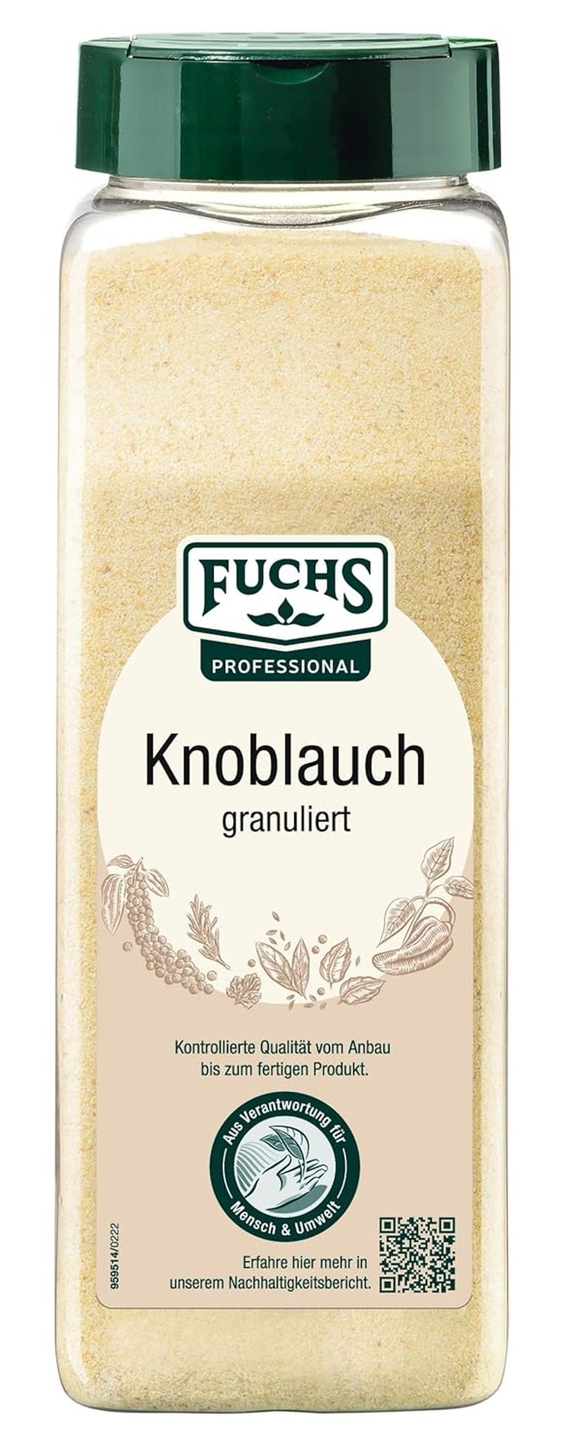 Fuchs Gewürze Knoblauch granuliert, 600 g