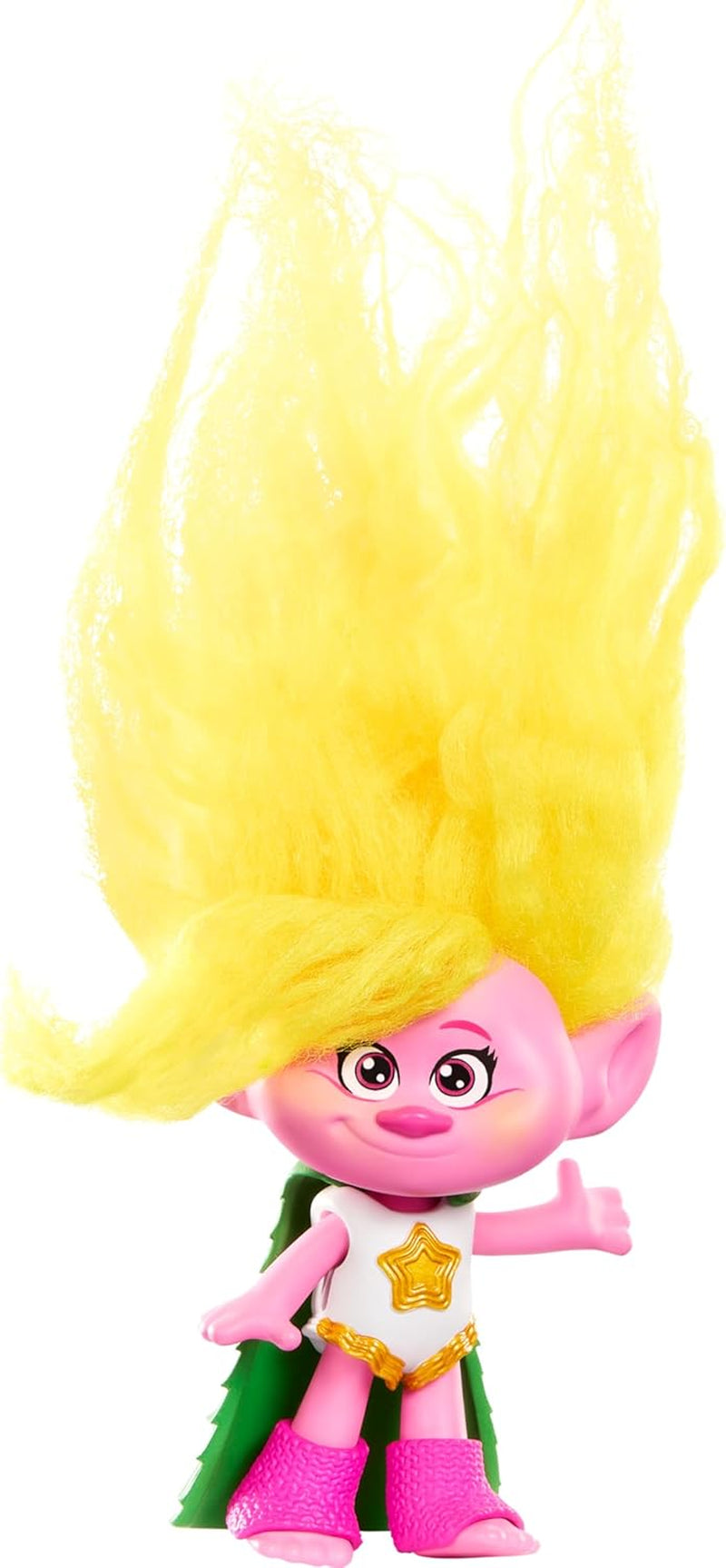 Mattel DREAMWORKS TROLLS Together Strong - păpuși Queen Poppy, Viva, Branch, Guy Diamond cu Tiny Diamond cu păr de pluș și 5 articulații, pentru copii de la 3 ani, HNF07 Papusi Naty Shop Viva