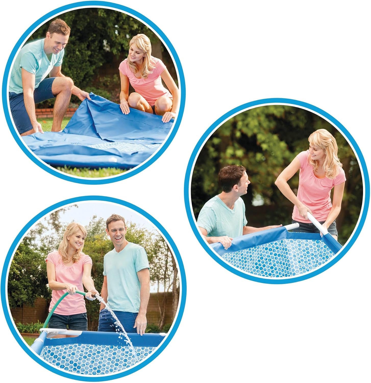 3 m x 76 cm Metallrahmenpool mit Filterpumpe, 4485 Liter, blau, 305 x 76 cm, 28202UK