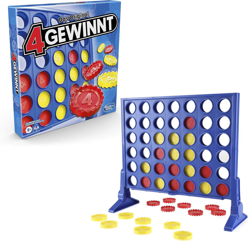 Connect Four-Strategiespiel, Brettspiel für 2 Spieler, endloser Spaß mit Freunden und Familie, perfekt als Partyspiel und für Multiplayer-Spaß, Geschenk für Kinder ab 6 Jahren