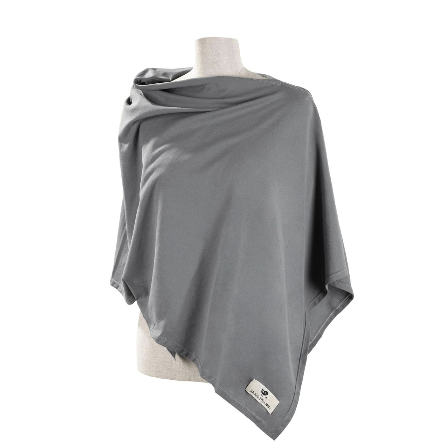 Julius Zöllner Stilltuch Aus 100 Prozent Jersey-Baumwolle, OEKO-TEX STANDARD 100, Made in Germany, Uni Tan Accessoires Essen und Stillen Bebe Naty Shop Uni Stone