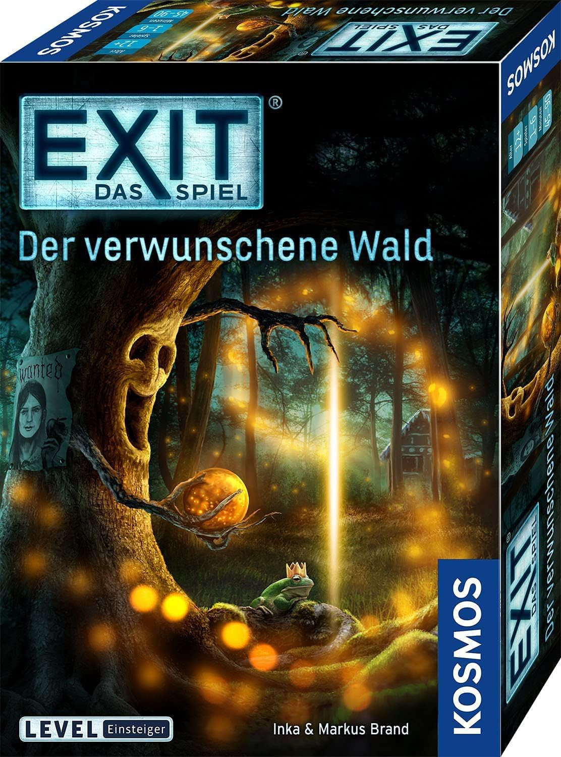 KOSMOS 695149 EXIT – Das Spiel – Zauberwald, Level: Anfänger, Escape-Room-Spiel, EXIT-Spiel für 1 bis 4 Spieler ab 10 Jahren, ein einzigartiges Brettspiel