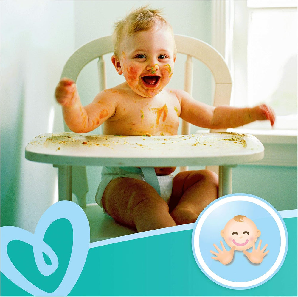 Pampers Fresh Clean Babyfeuchttücher 81688041, 3x52 Stück, (Babyfeuchttücher, Plastiktüte, Mädchen/Junge, Türkis, Weiß, Deutschland, 896,7g)