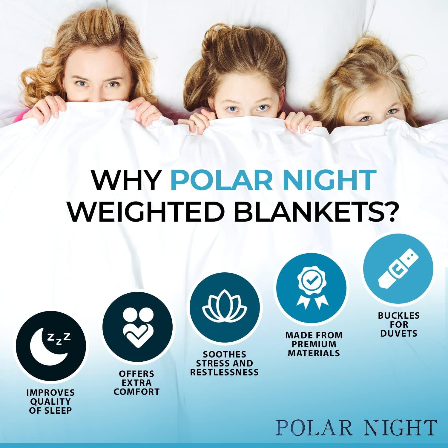 Polar Night pătură ponderată pentru adulți 150 X 200 Cm, 9 Kg - Pătură ponderată pentru somn profund, pătură grea, pătură de terapie din 100% microfibră, pătură relaxantă Oeko-Tex® 100 Standard plapumă Paturi si Cuverturi Polar Night