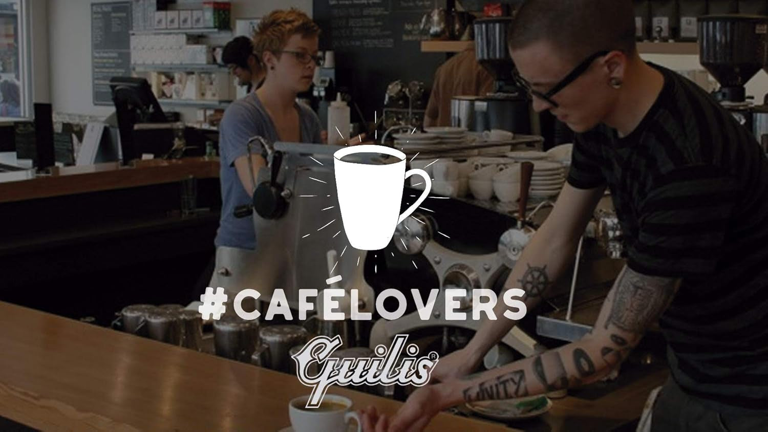 CAFES GUILIS DESDE 1928 AMANTES DEL CAFÉ Boabe de cafea Arabica Black Blend 1kg Cafea Naty Shop