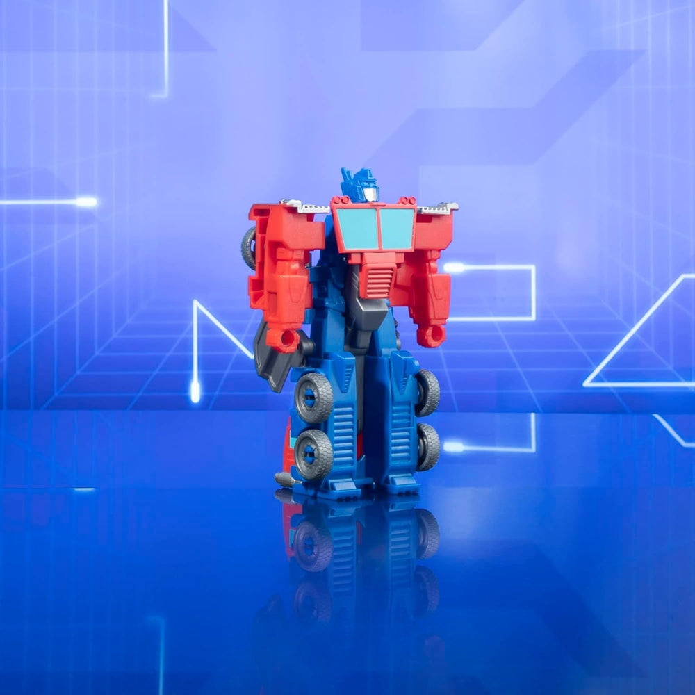 Transformers Earthspark 1-Step Flip Changer Optimus Prime Actionfigur (10 cm) Roboterspielzeug ab 6 Jahren Actionfiguren Naty Shop