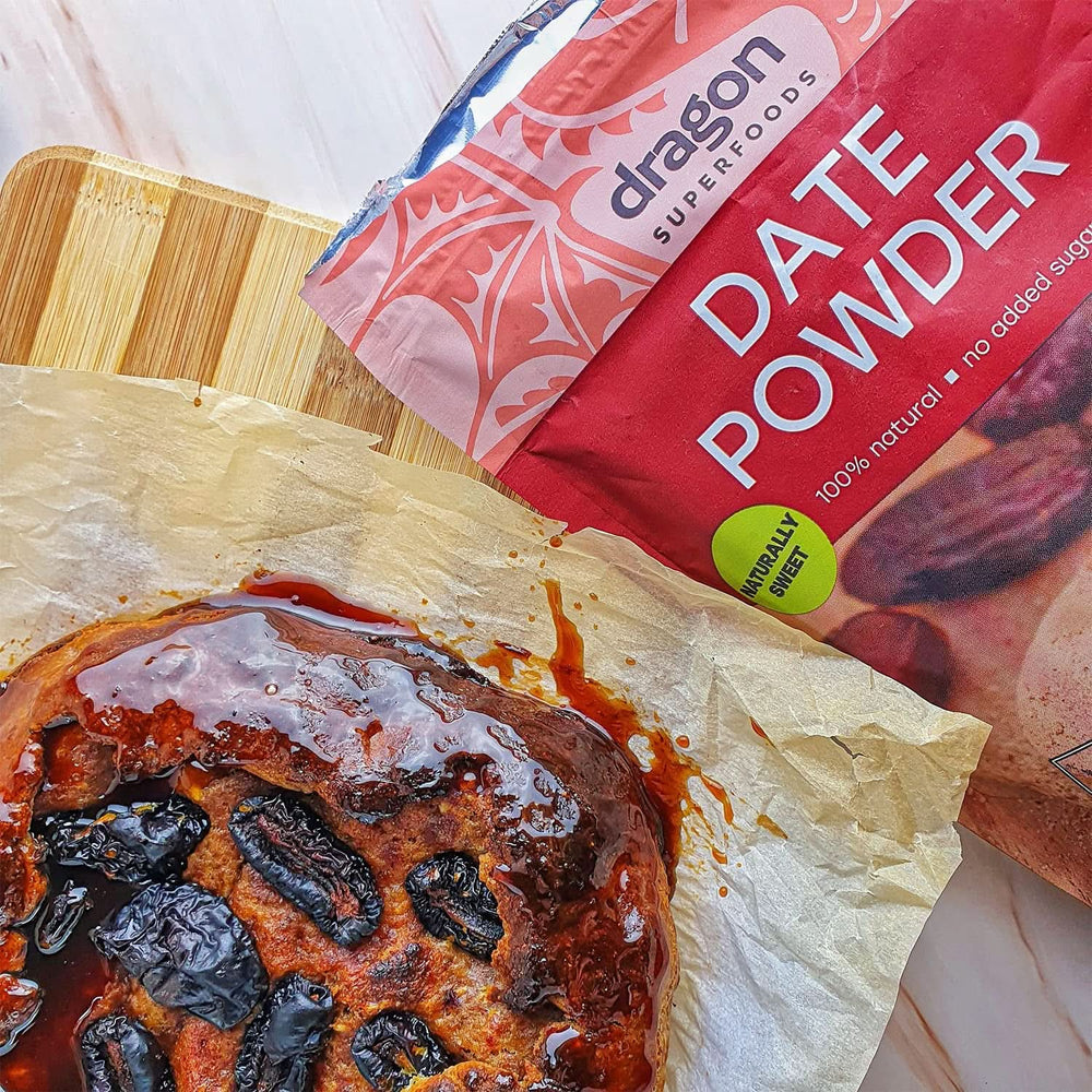 Dattelpulver 100 % biologisch, vegan und glutenfrei, natürlich süß, 6 x 250 Gramm Naty Shop dehydrierte Produkte