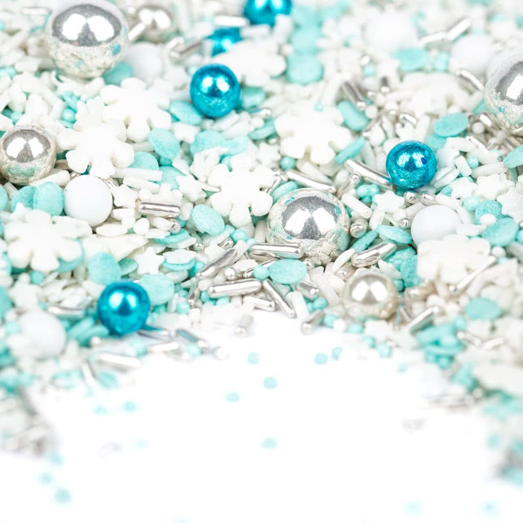 Super Streusel, Sprinkles Fulgi de zăpadă, 90 grame Sprinkles Naty Shop