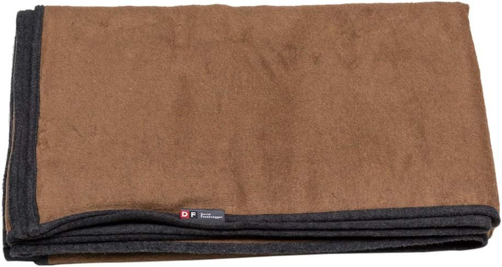 David Fussenegger Baumwolldecke, 150 x 200 cm, Decke mit Farbverlaufsmuster, flauschige Betten und Decken, David Fussenegger, Rost/Dunkelgrau, 135 x 200 cm