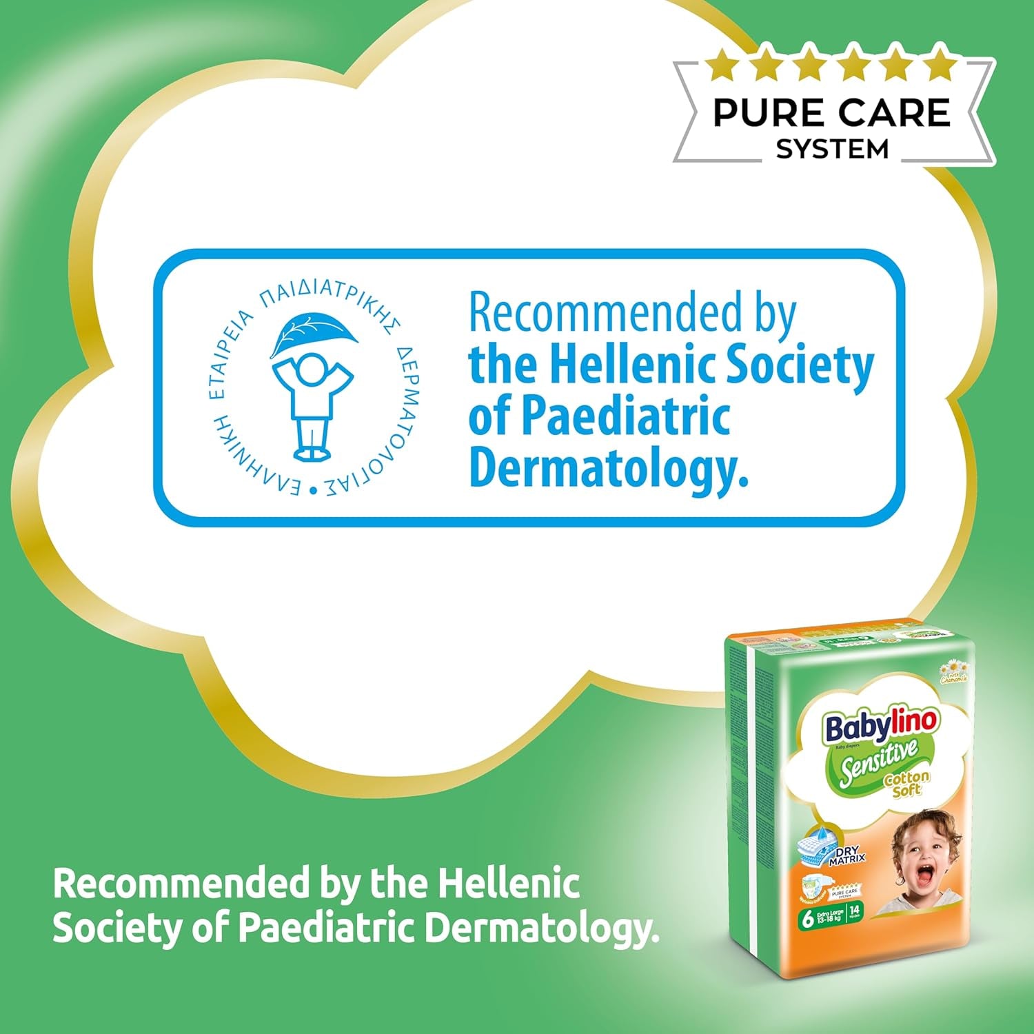 Windeln für empfindliche Babys, Größe 6, extra groß (13-18 kg), 114 Windeln