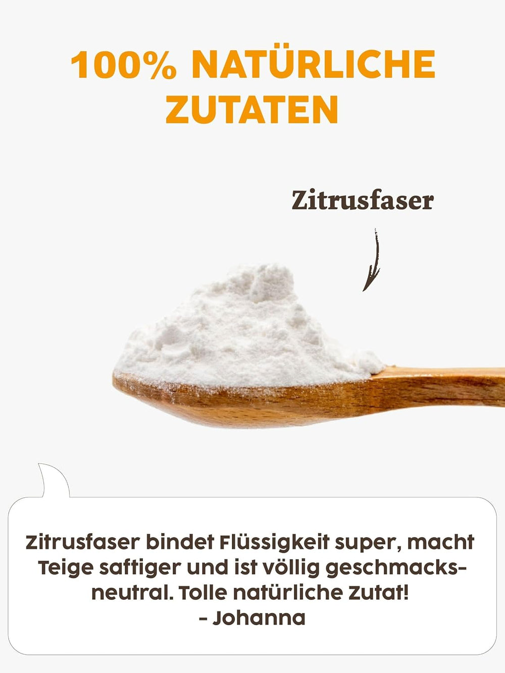 Kotanyi Gourmet Zitrusfaser | pflanzlicher Texturgeber, Alternative zu Mehl und Stärke, ca. 120g, 400 ml