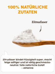 Kotanyi Gourmet Zitrusfaser | pflanzlicher Texturgeber, Alternative zu Mehl und Stärke, ca. 120g, 400 ml