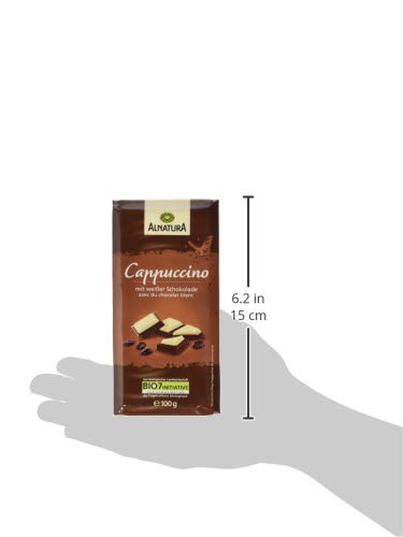 Bio-Schokolade gefüllt mit Cappuccino, 100g