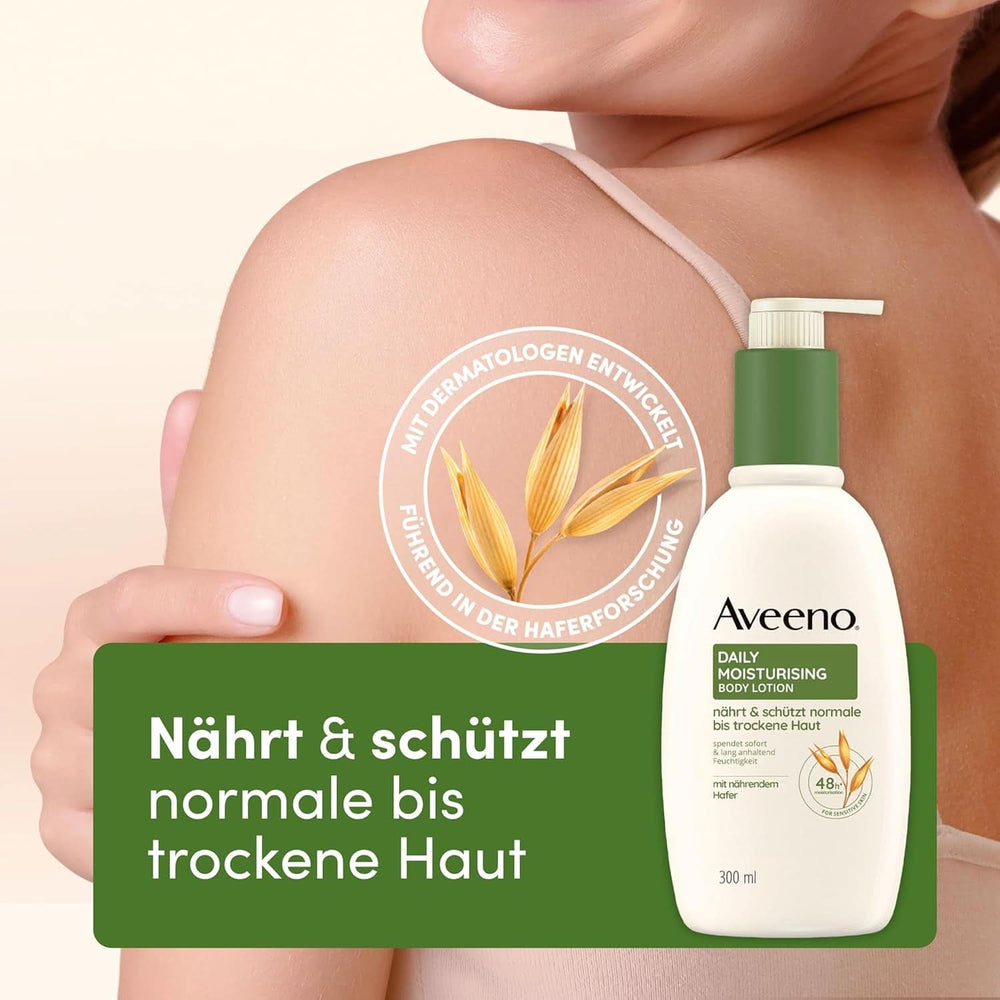 Aveeno Daily Moisturizing Body Lotion, 300 ml Kosmetik und Schönheit Naty Shop
