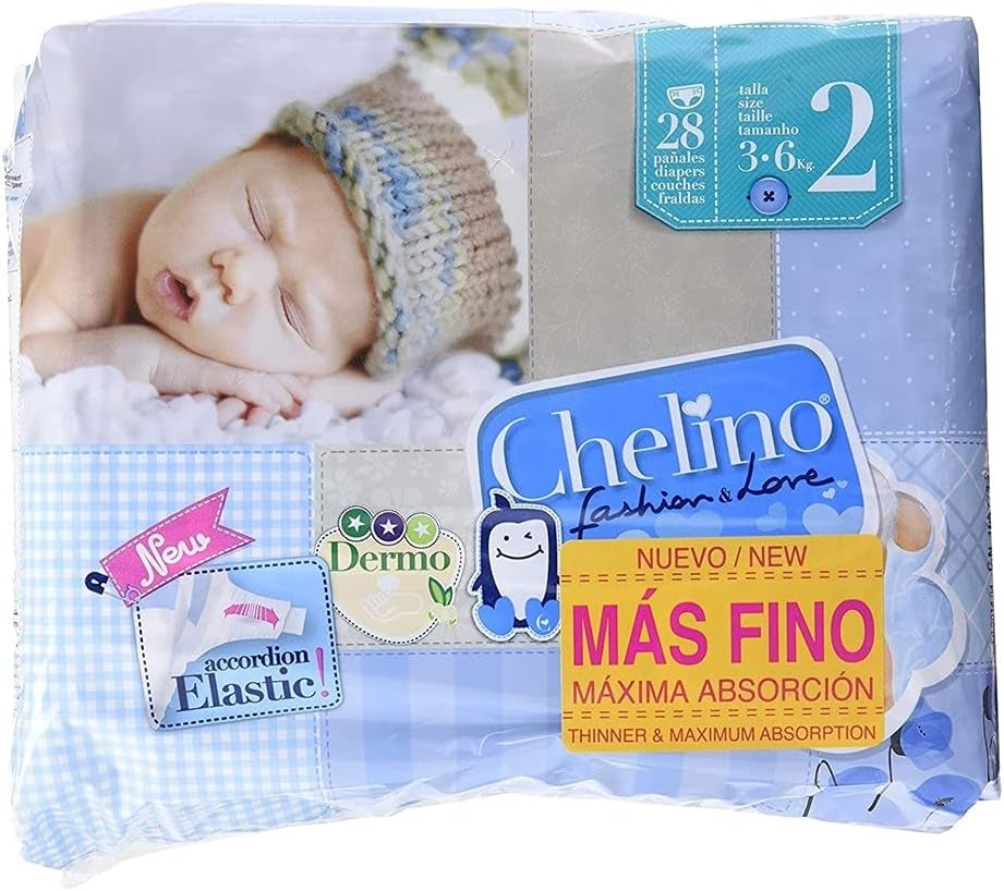 Windeln Indas Fashion & Love XL, Größe 6 (17-28 kg), 27 Stück