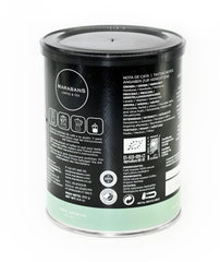 Boabe de cafea organice Marabans. Cutie de 250 g. ORIGINE: Honduras. Cafea 100% prăjită natural.