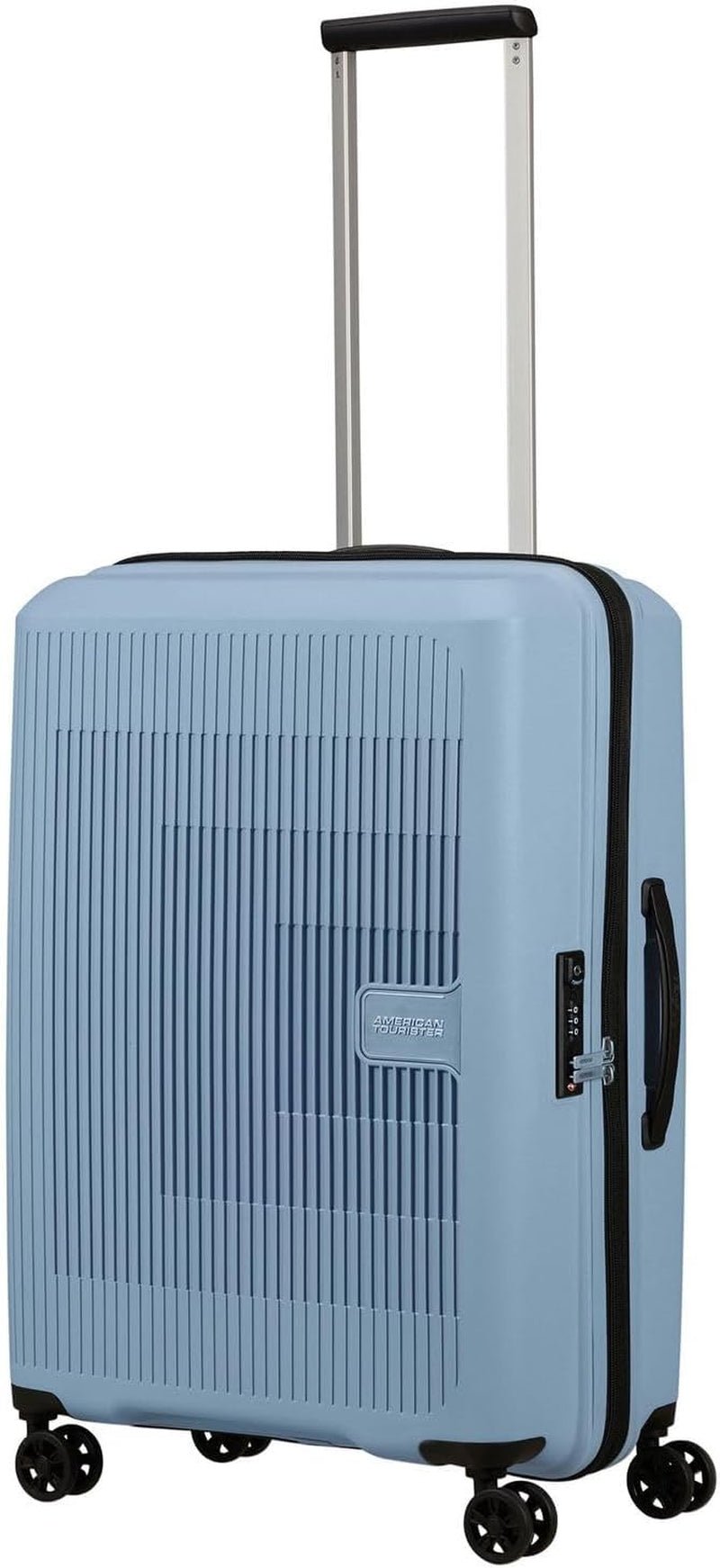 American Tourister Aerostep - Spinner L, Valiză extensibilă, 77 cm, 101.5/109 L, Portocaliu (Portocaliu aprins) Bagaje și echipament de călătorie Naty Shop Gri (Gri Soho) M (67 Cm - 66.5/72.5 L)