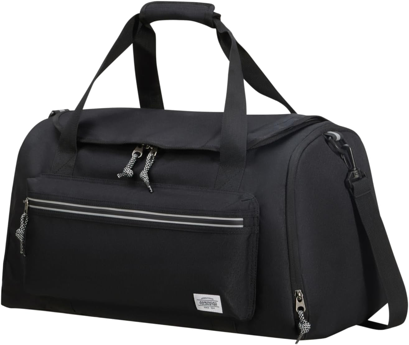 American Tourister BrightUp Zip Geantă de călătorie, 52 cm, 44 L, Albastru (Marine), Albastru (Marine), Geantă de călătorie 52 cm, Genți de voiaj Bagaje și echipament de călătorie Naty Shop Negru (negru) geantă de voiaj (52 Cm - 44 L)