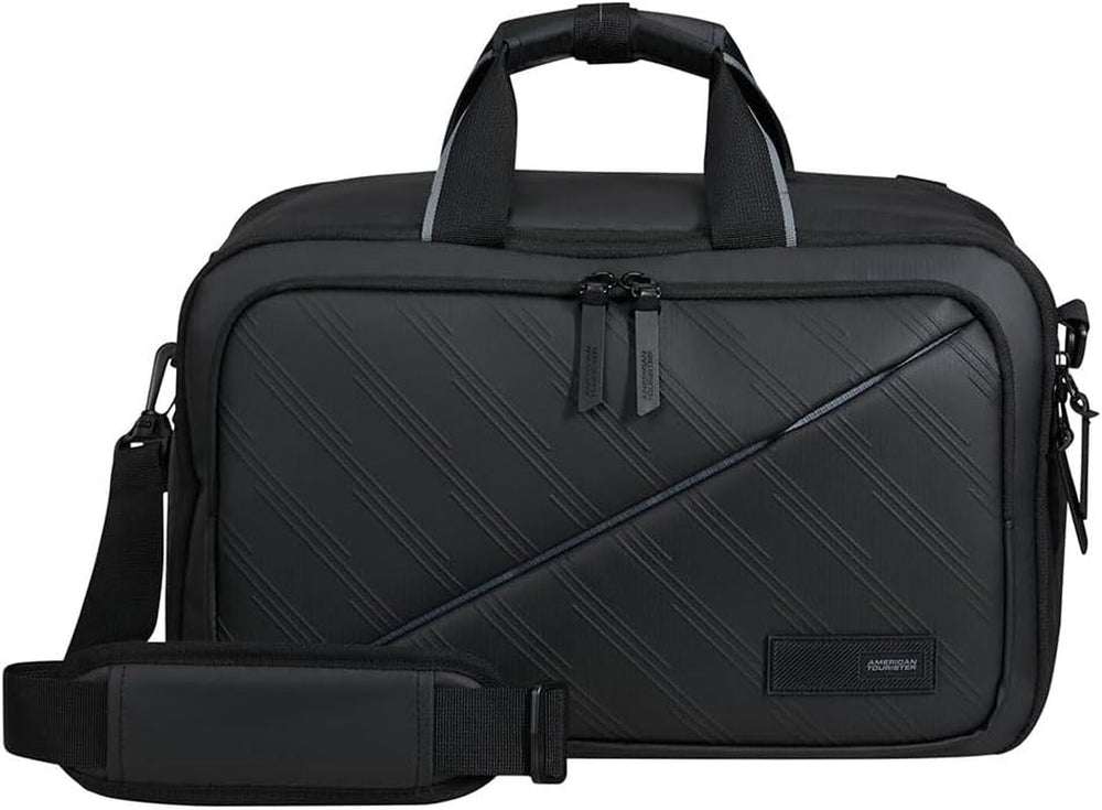 American Tourister Take2Cabin - Geantă de voiaj Ryanair 3-Way, 40 cm, 25 L, negru (negru) Bagaje și echipament de călătorie Naty Shop Ediție neagră (Negru) 15.6"