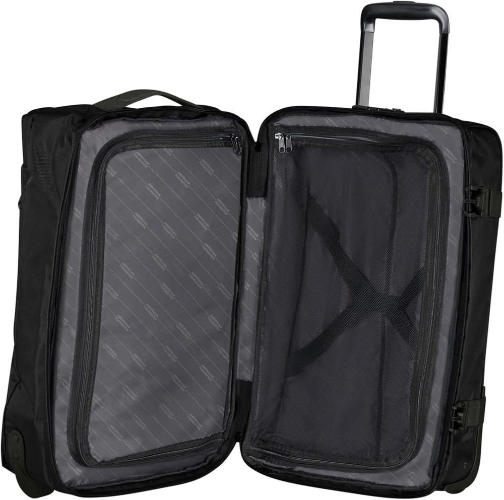 American Tourister Urban Track - Geantă de voiaj cu 2 roți, 55cm, 55L, negru (Asphalt Black) Bagaje și echipament de călătorie Naty Shop