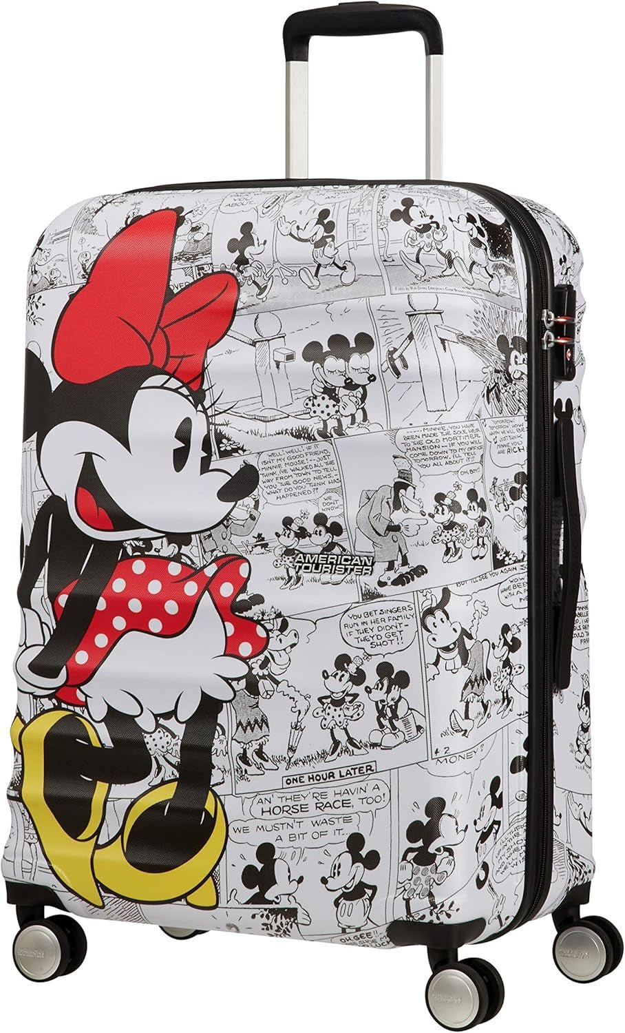 American Tourister Wavebreaker Disney - Spinner S, bagaje pentru copii, 55 cm, 36 L, multicolor (Donald Blue Kiss) - Naty Shop