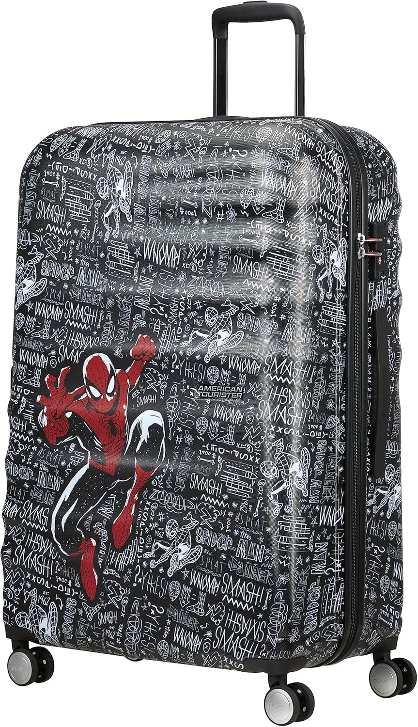 American Tourister Wavebreaker Disney - Spinner S, bagaje pentru copii, 55 cm, 36 L, multicolor (Donald Blue Kiss) - Naty Shop