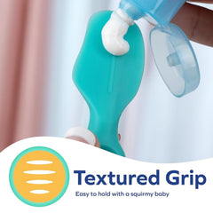 Aplicator de cremă pentru scutece Nuby - Spatulă pentru cremă împotriva erupțiilor cutanate | inclusiv cutie de călătorie | potrivit de la naștere Copii - Baie si Skincare Naty Shop