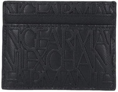 Armani Exchange Men's Essential Ivan SLG, Logo All Over Elegant & Functional Credit Card Holder, Nero Portofel Barbati Naty Shop Nero O mărime se potrivește tuturor