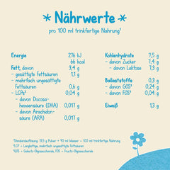 Milumil Milupa Milchpulver für Babys, die erste Milch seit der Geburt, 800 g