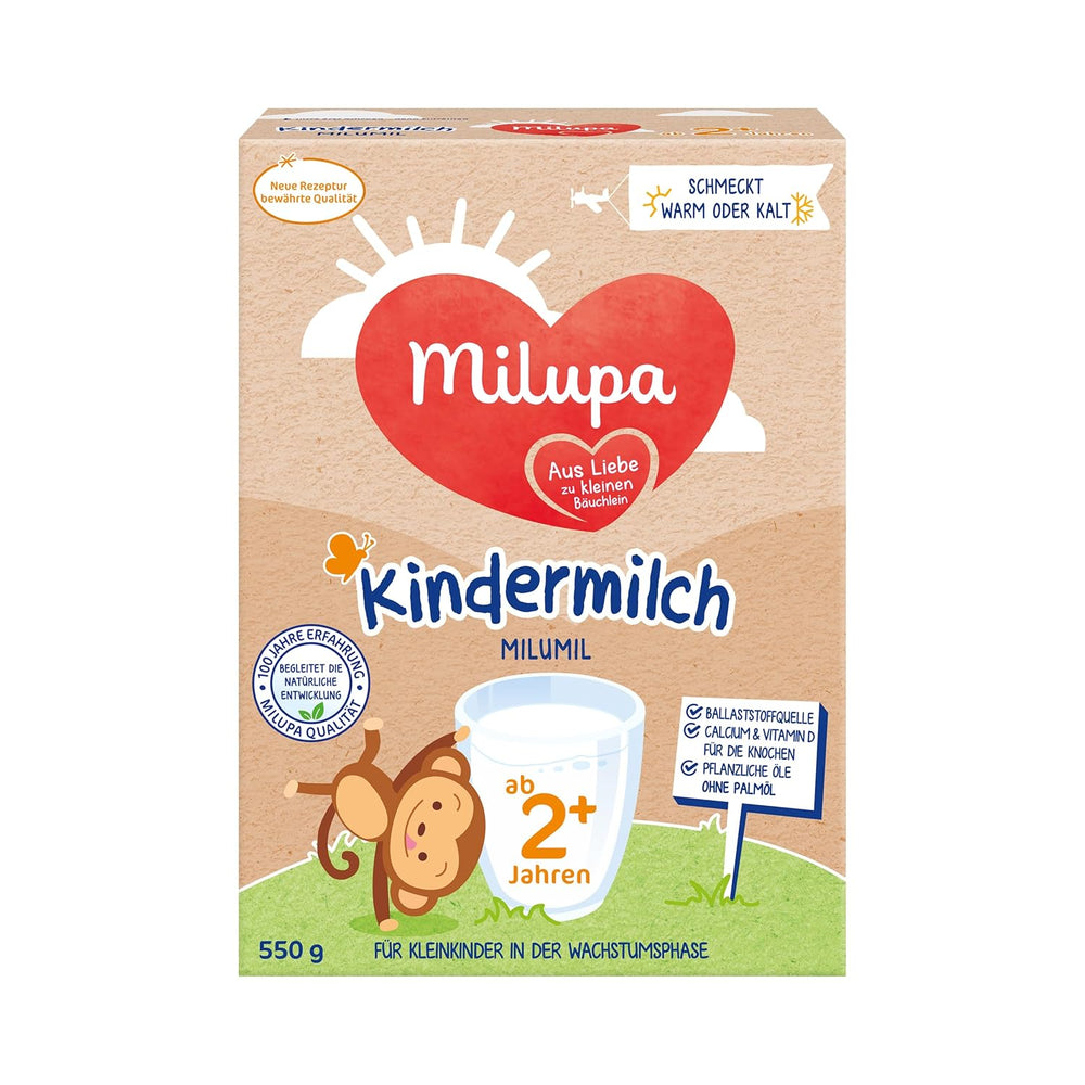 Milupa Milumil Wachstumsmilch 2+ - Ab 1 Jahr - Für Kleinkinder in der Wachstumsphase - 5 x 550 g