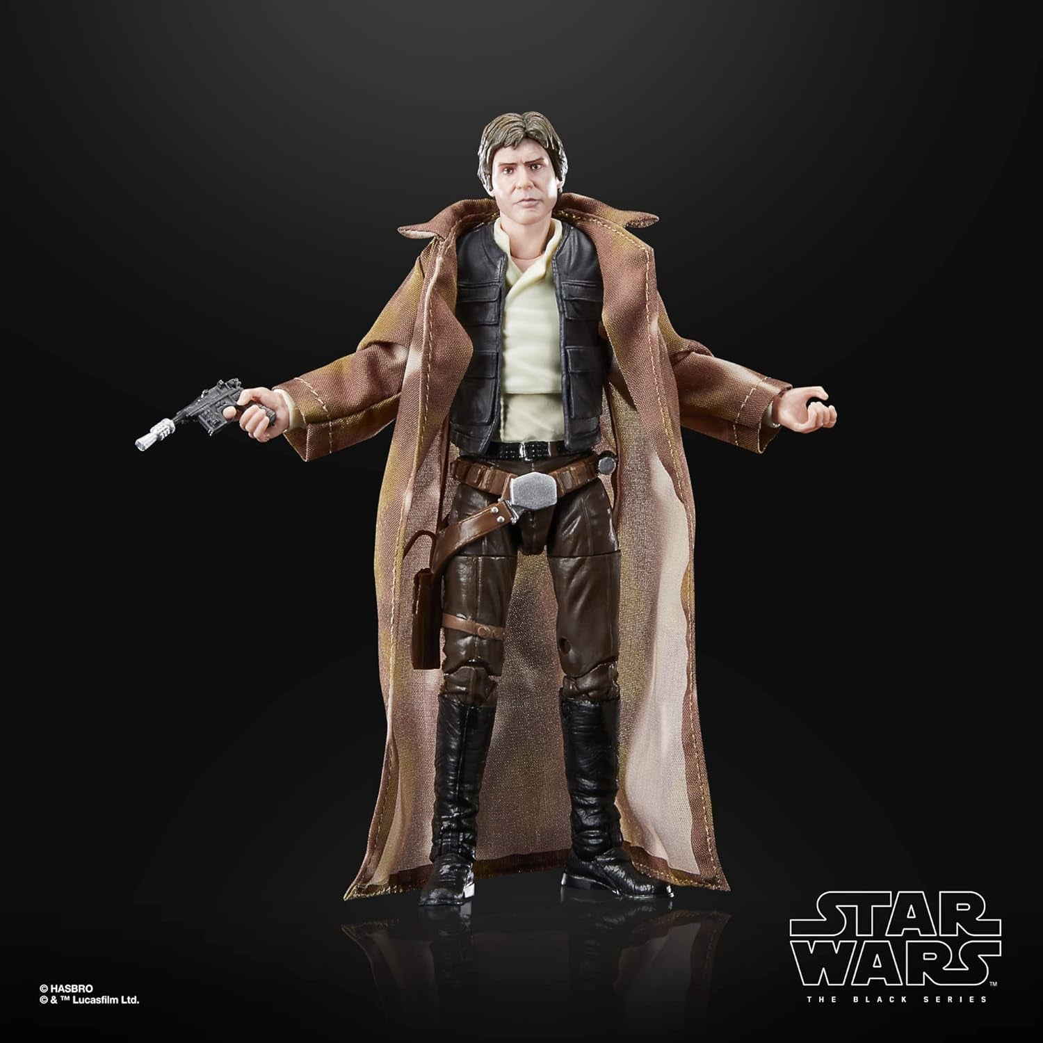 Star Wars Seria Neagră Han Solo, 15 Cm Tall Action Figure Zu Wars: The Return of the Jedi Knight Action figures Naty Shop