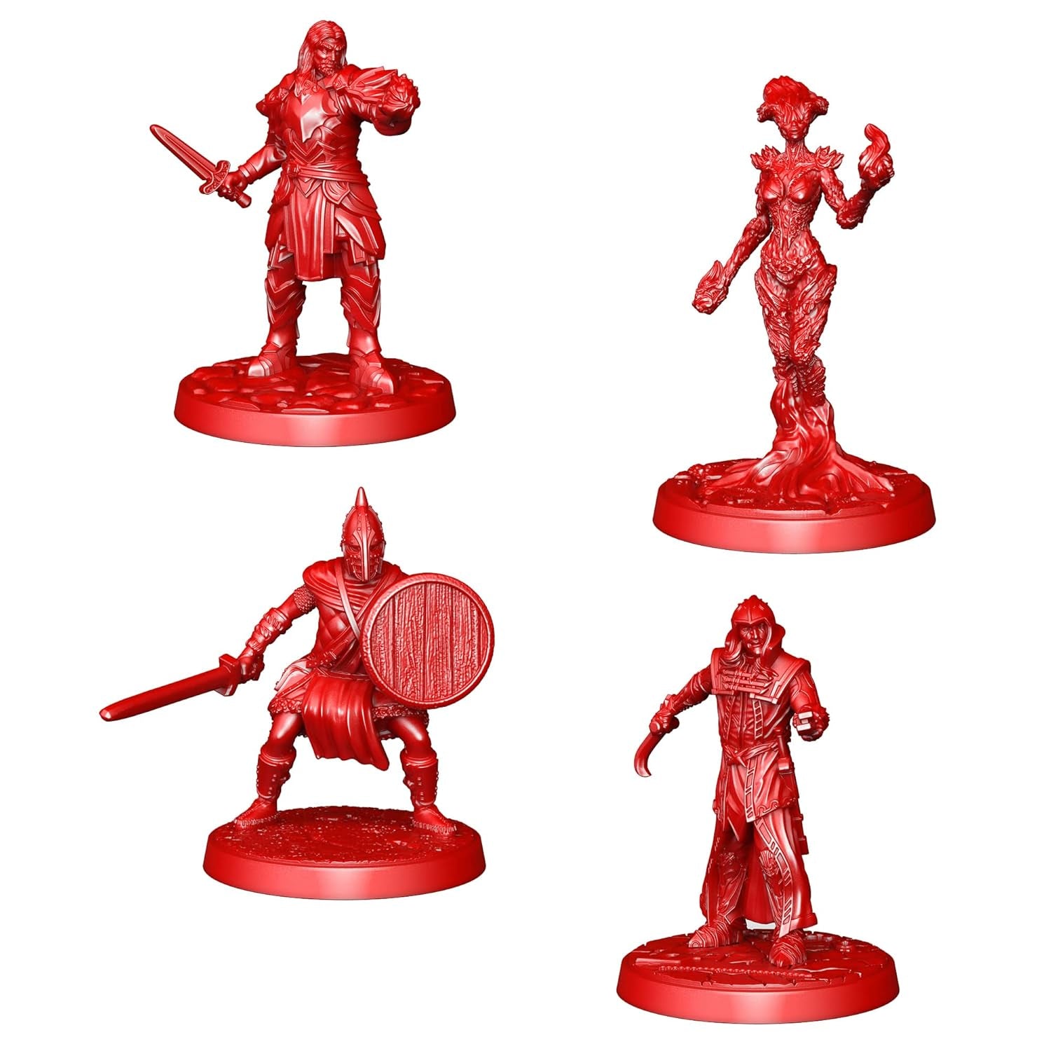 Modiphius The Elder Scrolls: Skyrim – Abenteuer-Brettspiel – Upgrade-Miniaturen-Set | Brettspiel | Ab 14 Jahren | 1-4 Spieler | Spielzeit 60–120 Minuten, Grau, Rot