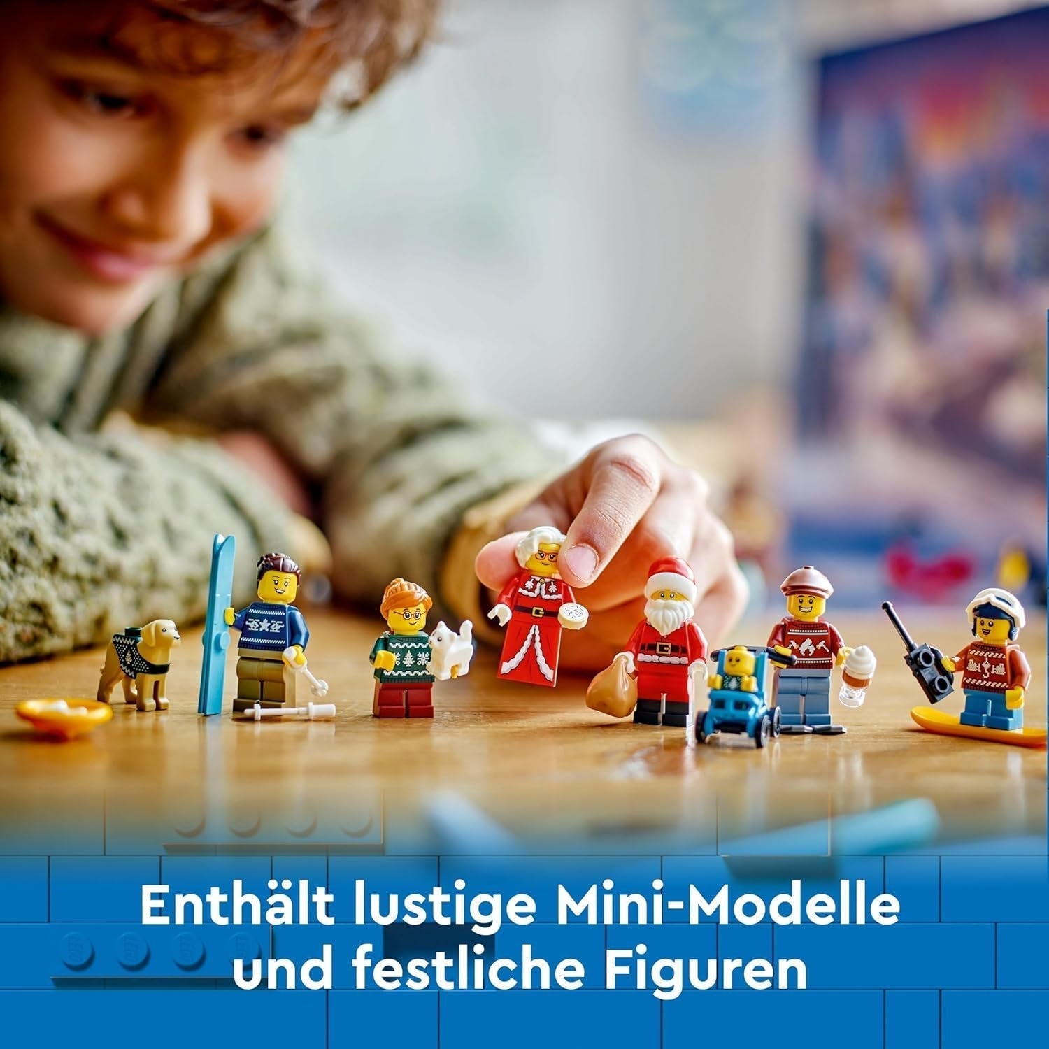 LEGO City Adventskalender 2024, Adventsgeschenk für Kinder ab 5 Jahren, 24 Überraschungen, Minifiguren in Weihnachtsoveralls, Weihnachtsmann und Frau Weihnachtsmann, Weihnachtsgeschenk 60436 Bausets Besuchen Sie den LEGO-Store