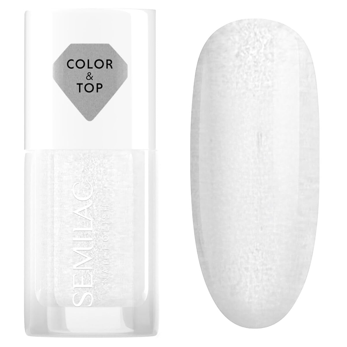 Nagellack Semilac Top Classic SILVER BLUSH 7 ml
