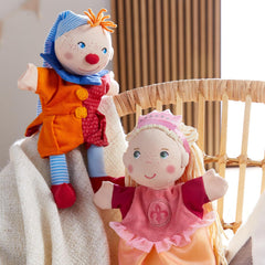 HABA Handpuppe Prinzessin – Waschbar bei 30°C, Ideal für Puppenspiel und Geschichten – 2011865001