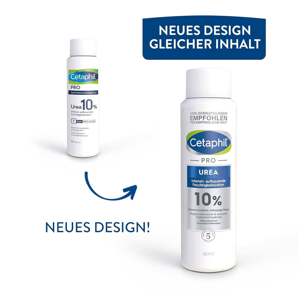 CETAPHIL PRO Urea 10 % Intensiv reparierende Feuchtigkeitslotion, 500 ml Kosmetik und Schönheit Naty Shop