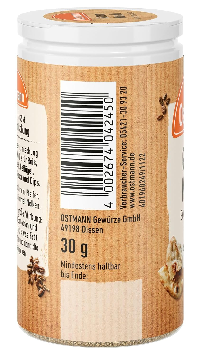 Ostmann Gewürze - Garam Masala Gewürzmischung | Nachfüllbare & recycelbare Verpackung | 30 g in der Streudose
