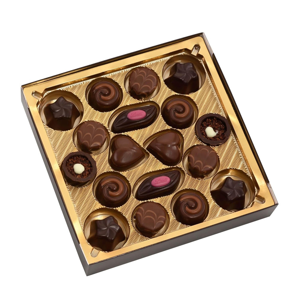 Lindt, Pralinenschachtel mit je 18 Pralinen in 6 Sortimenten, 90 Gramm Naty Shop Chocolates