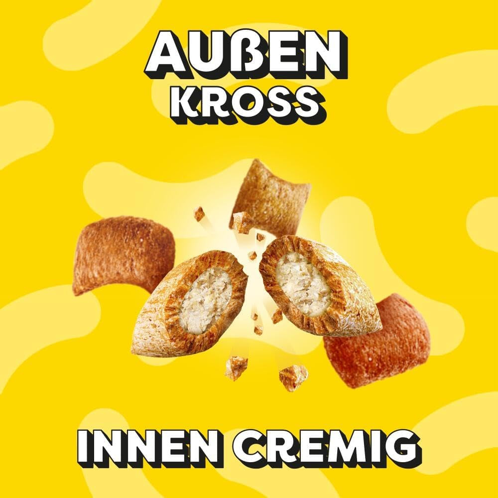 DREAMIES SHAKE UPS Multivitamine Seafood Festival, recompense pentru pisici în pliculețe porționate - 55g (6 pliculețe)