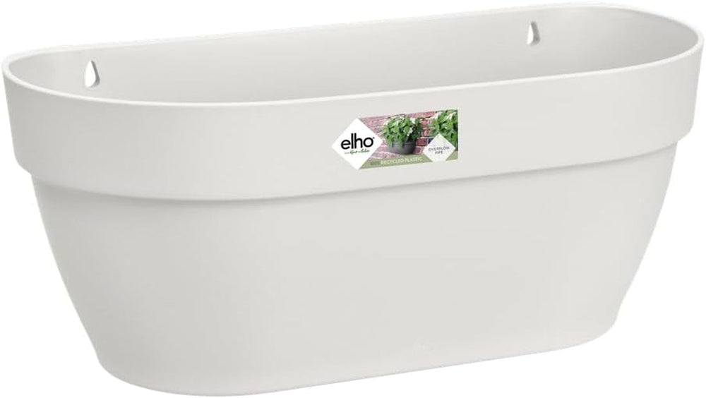 elho Vibia Campana Jardinieră de perete 35 - Jardinieră pentru balcon și utilizare în exterior - Ø 35,0 x H 14,8 cm - Negru/Antracit