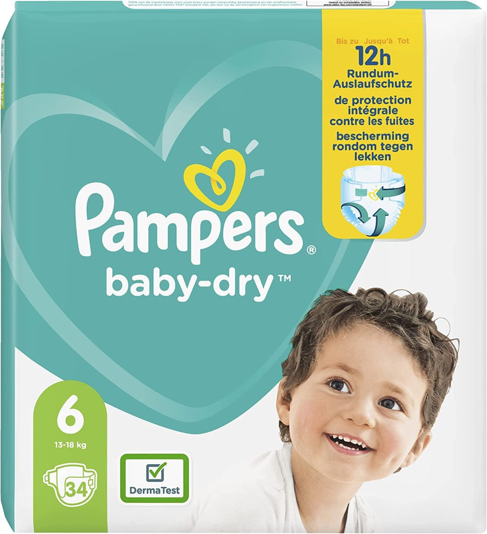 Windeln Pampers 81657566 Baby-Dry Pants, weiß