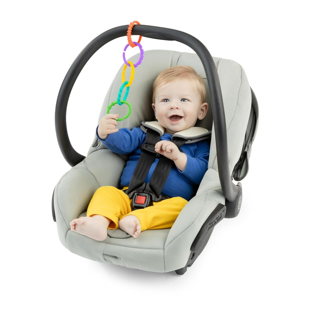 Bright Starts, Oball, lanț pentru cărucior legături de conectare, O mulțime de legături, pliabile, ușor de atașat, ușor de curățat, perfect pentru călătorii Jucarii Bebe Naty Shop