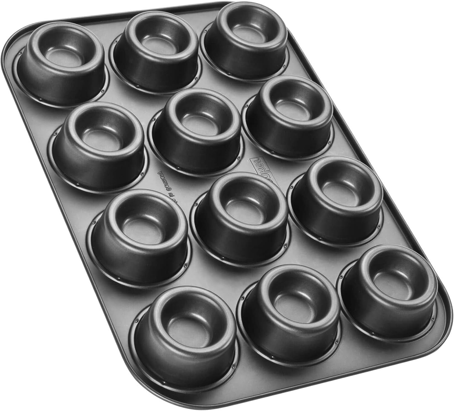 Zenker Cup-Cake-Backblech 12Er Set – Premium Antihaftbeschichtung, Für Perfekte Cupcakes, 385X265X30Mm, Hitzebeständig Bis 230°C Formen und Bleche zum Backen Naty Shop
